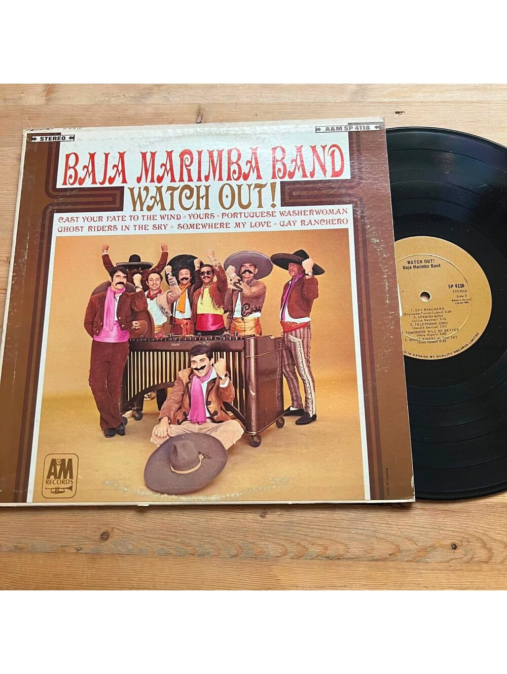 Baja Marimba Band - Watch Out! 33rpm VG+ VR15